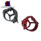 3-1/2" ক্রস কাপলিং কেবল প্রোটেক্টর টেনারিস ব্লু ফ্ল্যাট কেবল #4 ধরে রাখতে